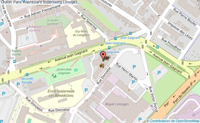 plan Paris Washboard Superswing Limoges