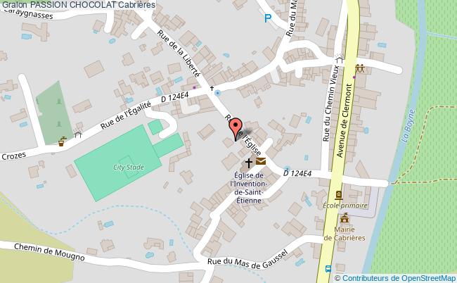 plan Passion Chocolat Cabrières