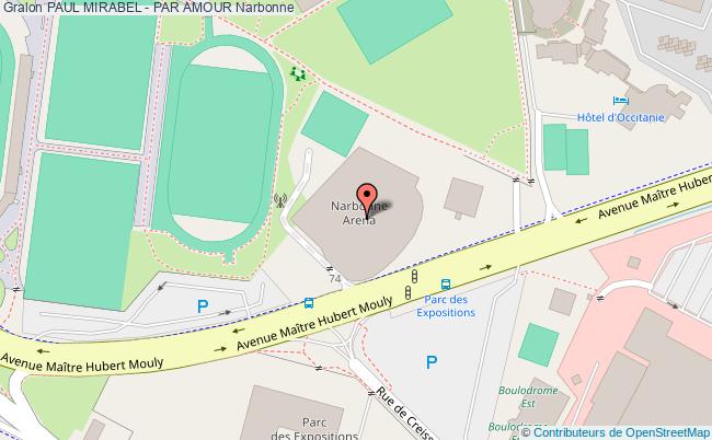 plan Paul Mirabel - Par Amour Narbonne