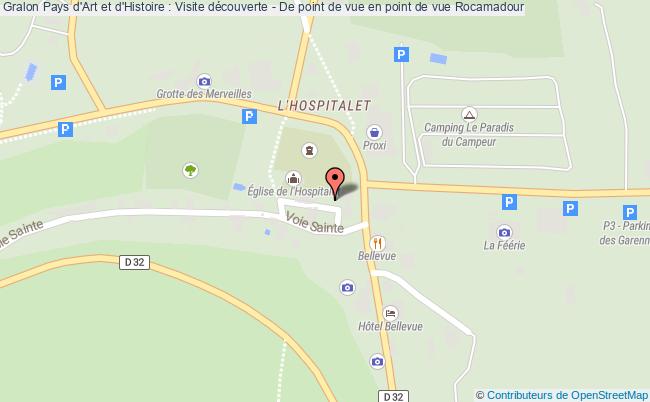plan Pays D'art Et D'histoire : Visite Découverte - De Point De Vue En Point De Vue Rocamadour