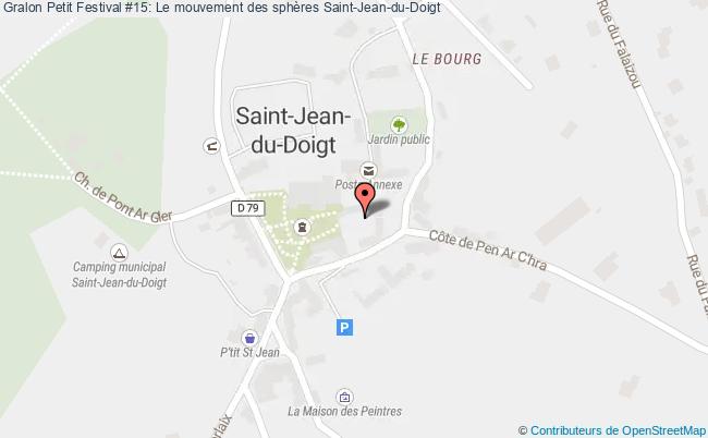 plan Petit Festival #15: Le Mouvement Des Sphères Saint-Jean-du-Doigt