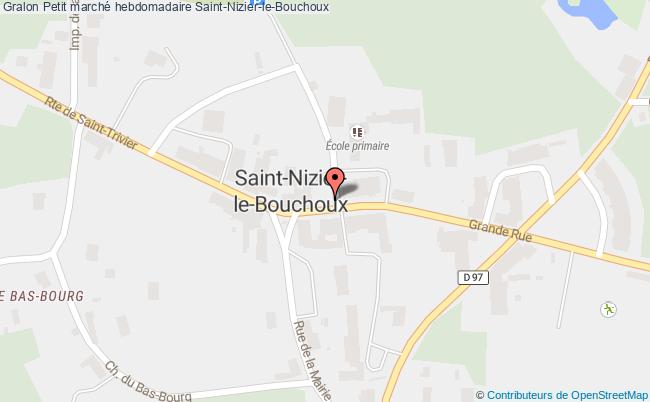 plan Petit Marché Hebdomadaire Saint-Nizier-le-Bouchoux