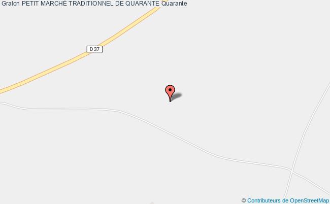 plan Petit MarchÉ Traditionnel De Quarante Quarante