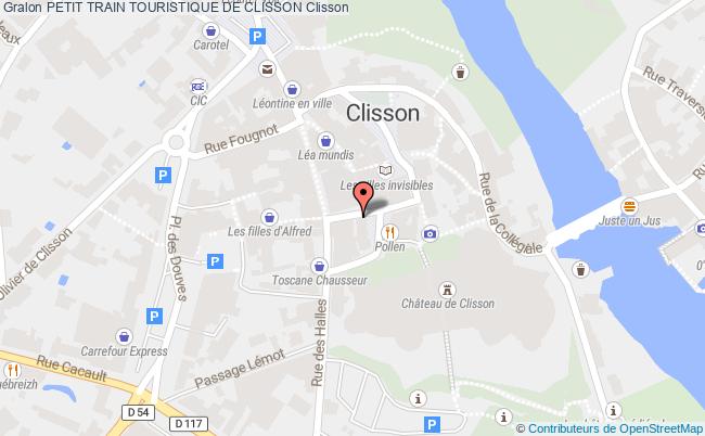 plan Petit Train Touristique De Clisson Clisson
