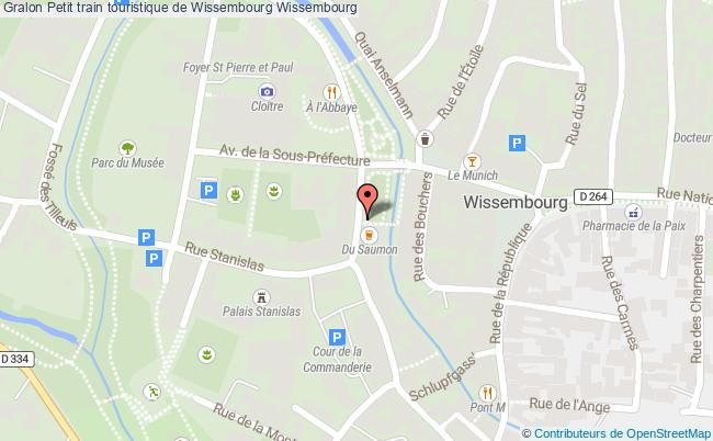 plan Petit Train Touristique De Wissembourg Wissembourg