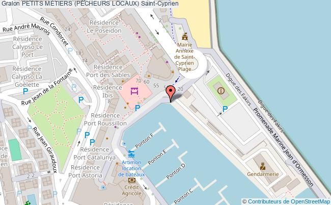 plan Petits MÉtiers (pÊcheurs Locaux) Saint-Cyprien