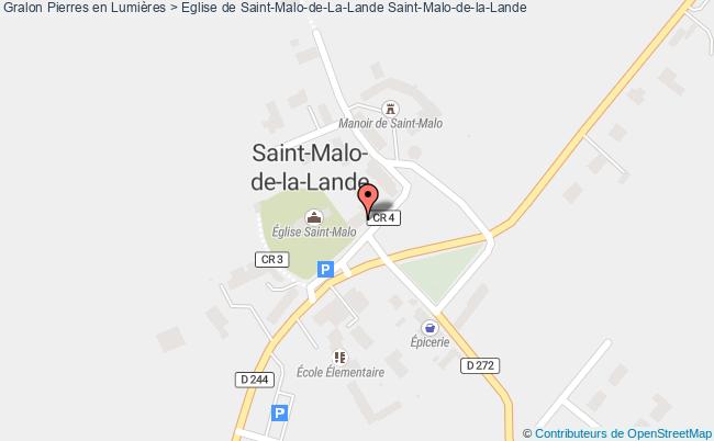 plan Pierres En Lumières > Eglise De Saint-malo-de-la-lande Saint-Malo-de-la-Lande