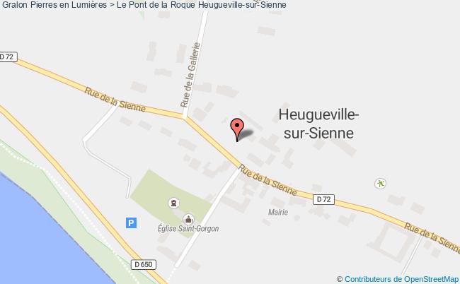 plan Pierres En Lumières > Le Pont De La Roque Heugueville-sur-Sienne