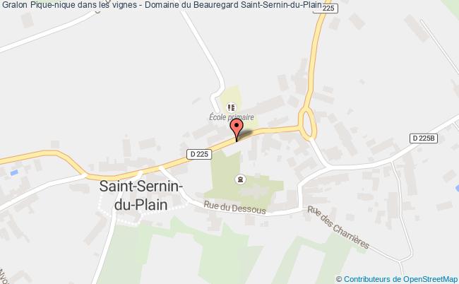 plan Pique-nique Dans Les Vignes - Domaine Du Beauregard Saint-Sernin-du-Plain