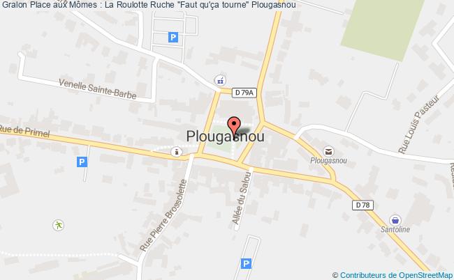plan Place Aux Mômes : La Roulotte Ruche "faut Qu'ça Tourne" Plougasnou