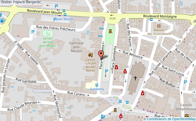 plan Popeck Bergerac