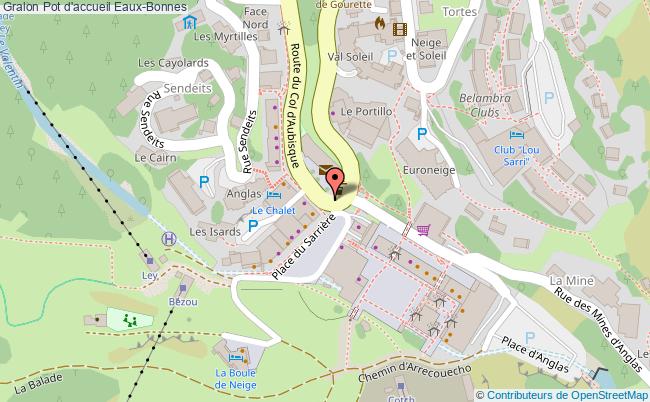 plan Pot D'accueil Gourette Eaux-Bonnes