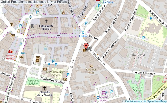 plan Programme Médiathèque Janvier Pertuis