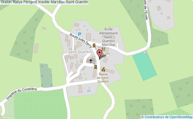plan Rallye Périgord Insolite Marcillac-Saint-Quentin
