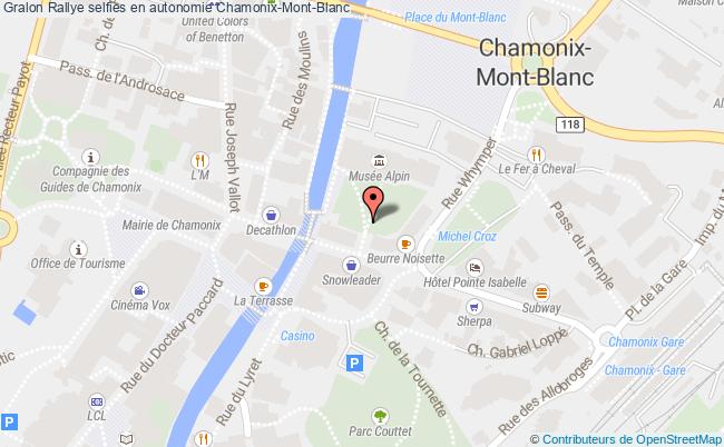 plan Rallye Selfies En Autonomie Chamonix-Mont-Blanc