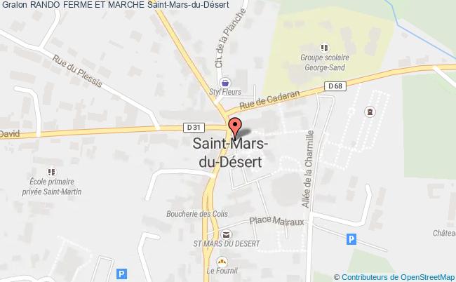 plan Rando Ferme Et Marche Saint-Mars-du-Désert