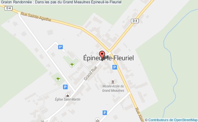 plan Randonnée : Dans Les Pas Du Grand Meaulnes Epineuil-le-Fleuriel