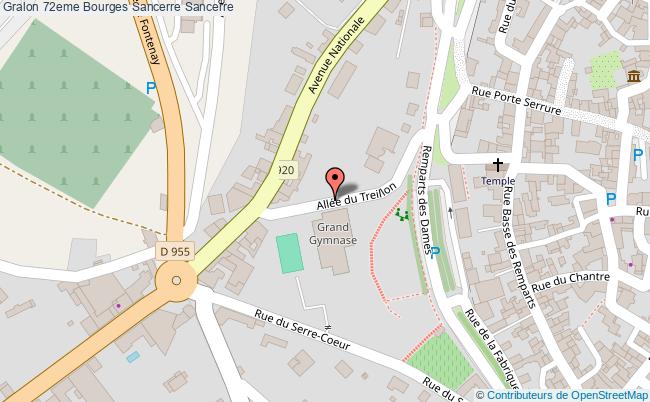 plan [randonnée]: Bourges-sancerre® Sancerre