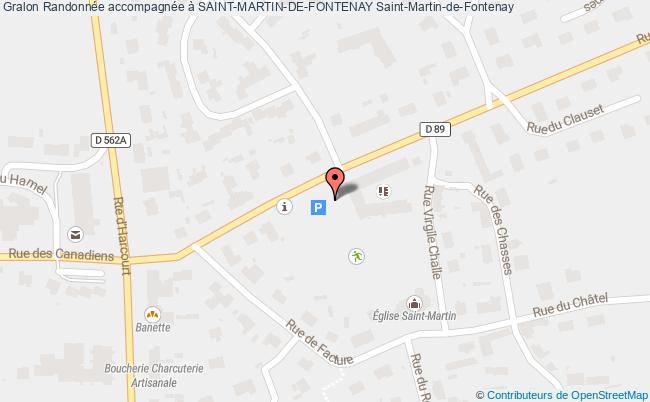 plan Randonnée Accompagnée à Saint-martin-de-fontenay Saint-Martin-de-Fontenay