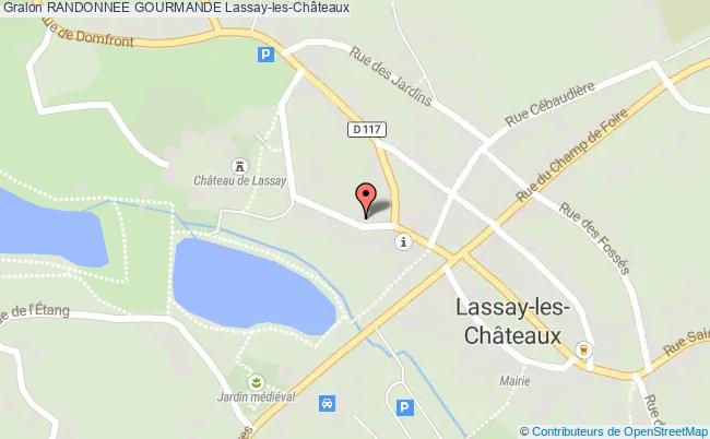 plan Randonnee Gourmande Lassay-les-Châteaux