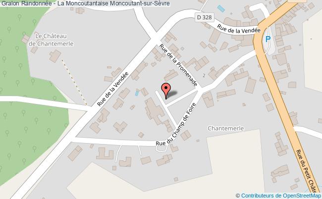 plan Randonnée - La Moncoutantaise Moncoutant