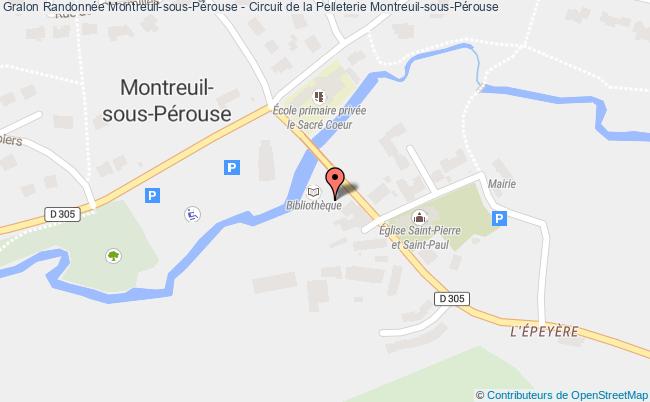 plan Randonnée Montreuil-sous-pérouse - Circuit De La Pelleterie Montreuil-sous-Pérouse