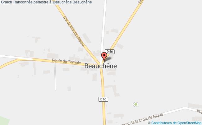 plan Randonnée Pédestre à Beauchêne Beauchêne