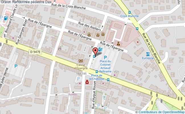 plan Randonnée Pédestre Dax