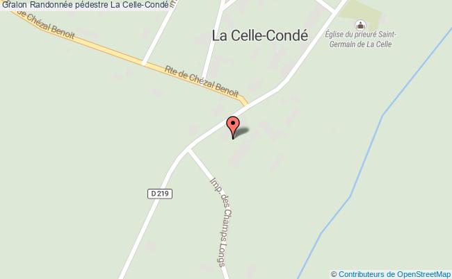 plan Randonnée Pédestre La Celle-Condé