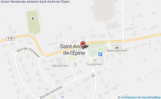 plan Randonnée Pédestre Saint-André-de-l'Epine