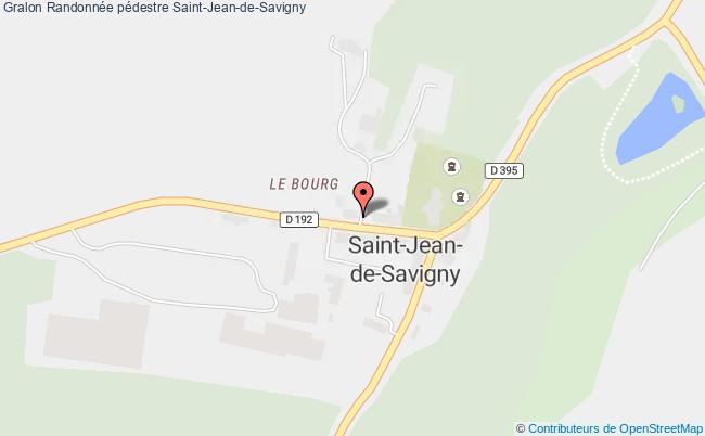 plan Randonnée Pédestre Saint-Jean-de-Savigny