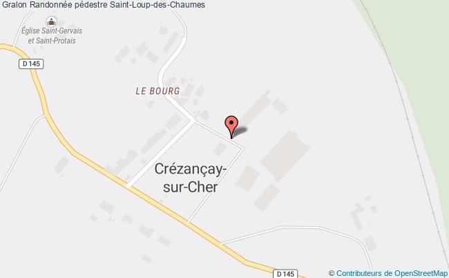 plan Randonnée Pédestre Saint-Loup-des-Chaumes