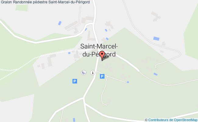 plan Randonnée Pédestre Saint-Marcel-du-Périgord