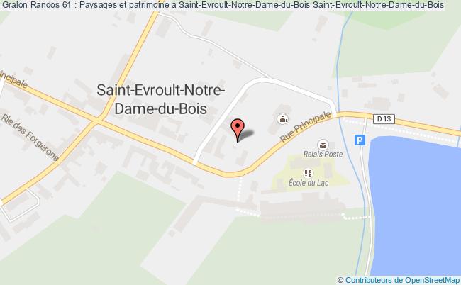 plan Randos 61 : Paysages Et Patrimoine à Saint-evroult-notre-dame-du-bois Saint-Evroult-Notre-Dame-du-Bois
