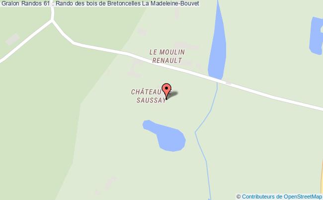 plan Randos 61 : Rando Des Bois De Bretoncelles La Madeleine-Bouvet