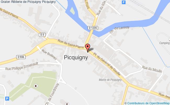 plan Réderie De Picquigny Picquigny