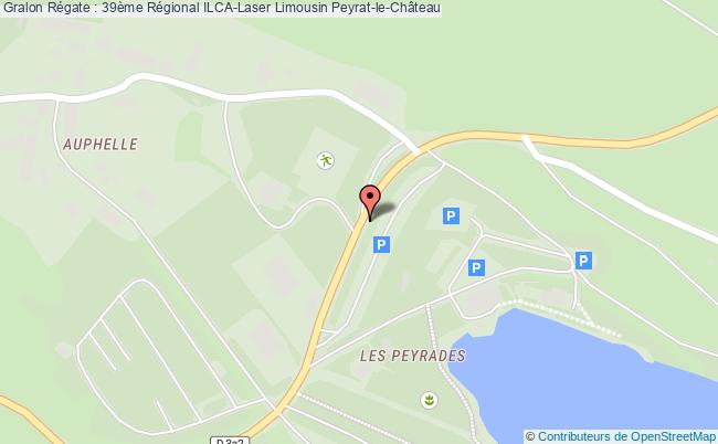 plan Régate : 39ème Régional Ilca-laser Limousin Peyrat-le-Château