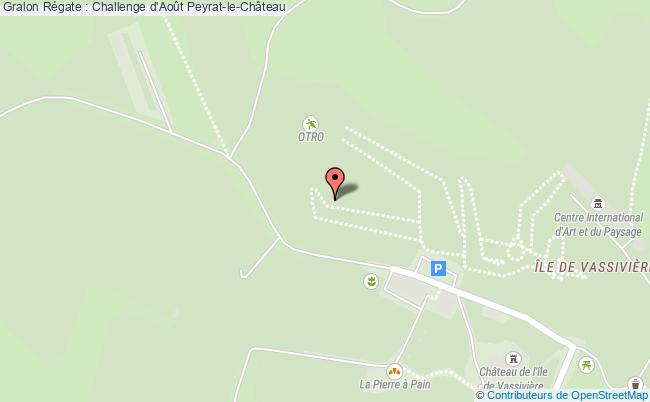 plan Régate : Challenge D'août Peyrat-le-Château