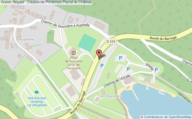 plan Régate : Coupes De Printemps Peyrat-le-Château