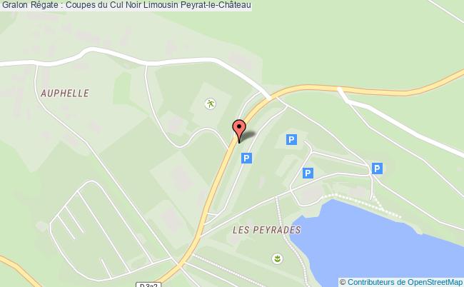 plan Régate : Coupes Du Cul Noir Limousin Peyrat-le-Château