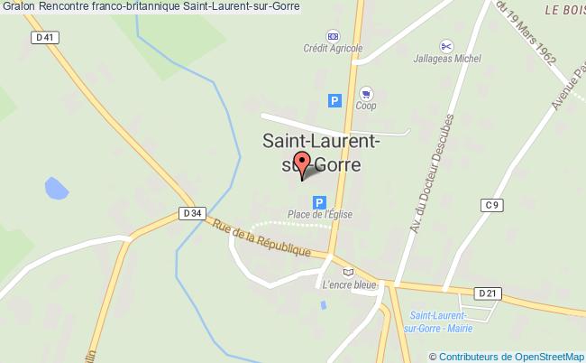 plan Rencontre Franco-britannique Saint-Laurent-sur-Gorre