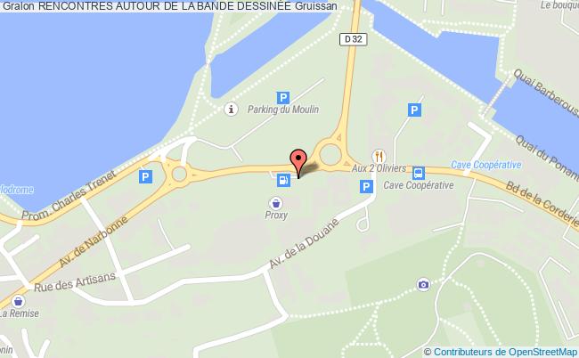 plan Rencontres Autour De La Bande DessinÉe Gruissan