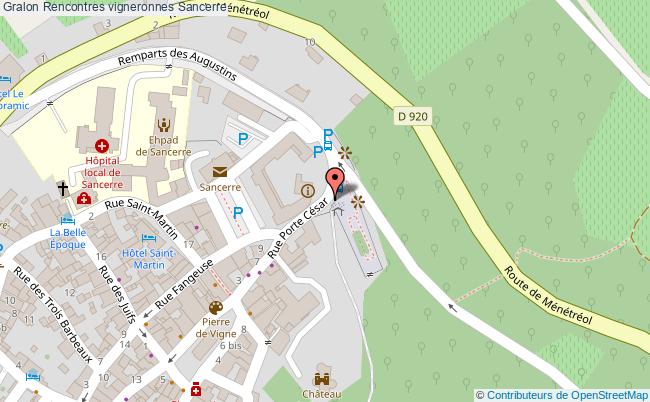 plan Rencontres Vigneronnes Sancerre