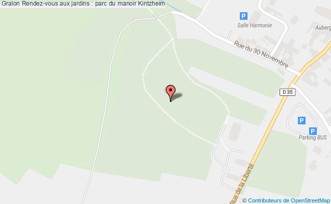 plan Rendez-vous Aux Jardins : Parc Du Manoir Kintzheim