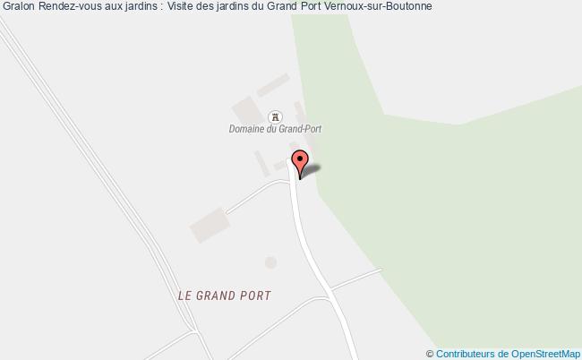 plan Rendez-vous Aux Jardins : Visite Des Jardins Du Grand Port Vernoux-sur-Boutonne
