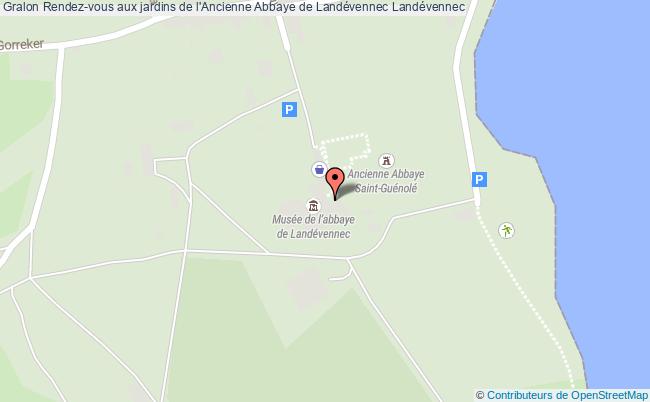 plan Rendez-vous Aux Jardins De L'ancienne Abbaye De Landévennec Landévennec