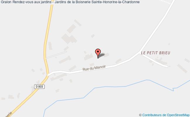 plan Rendez-vous Aux Jardins - Jardins De La Boisnerie Sainte-Honorine-la-Chardonne