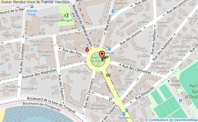 plan Rendez-vous Du Palmier Hendaye