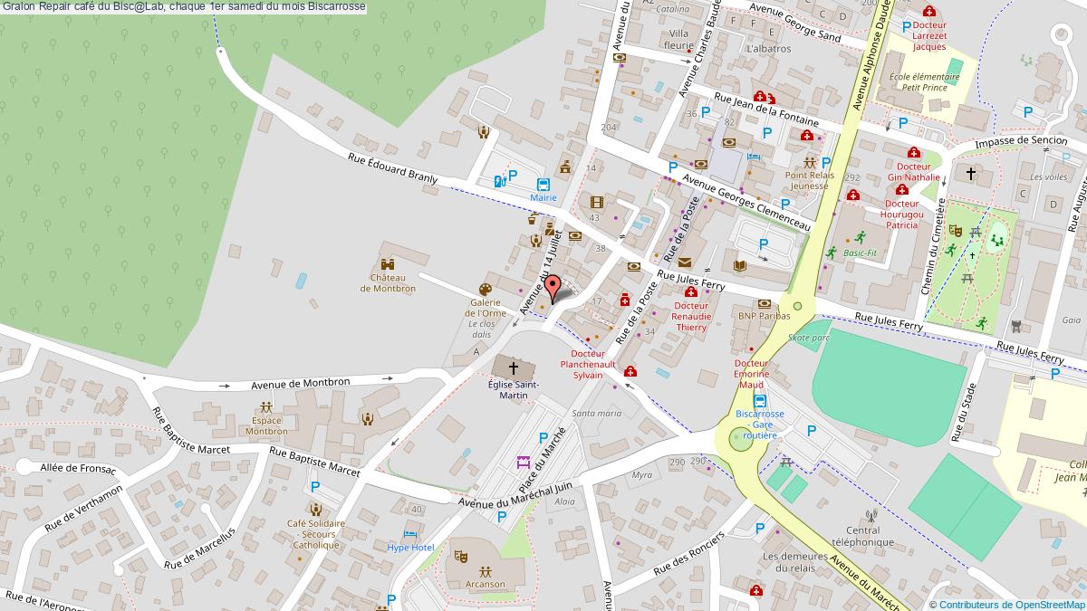 plan Repair Café Du Bisc@lab Biscarrosse