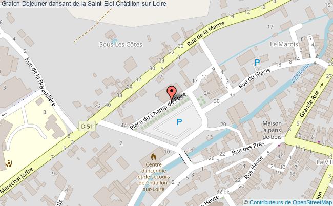 plan Repas Dansant De La Saint Eloi Châtillon-sur-Loire